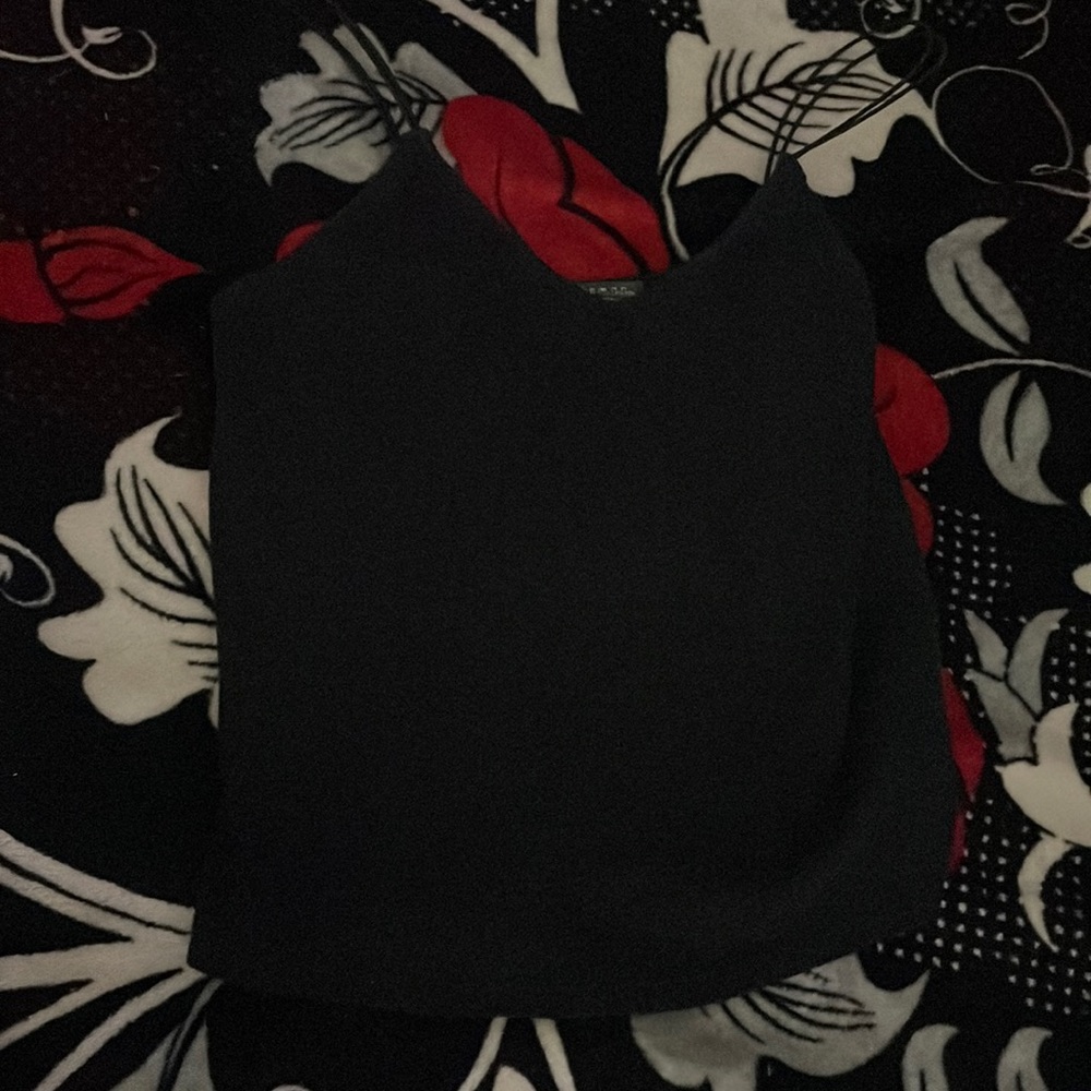 Black tank top